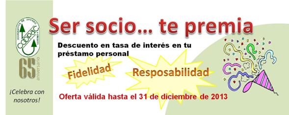 Ser socio te premia